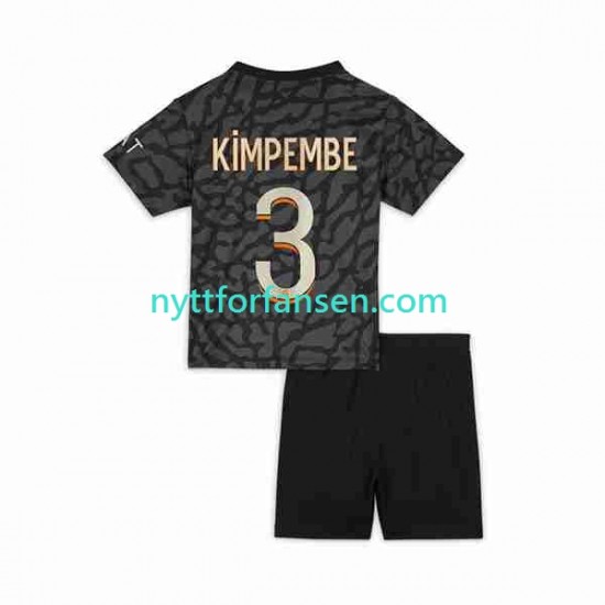 Paris Saint-Germain Fotballdrakt Kimpembe 3 Barn Tredjedraktsett 2023-2024 Kortermet