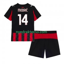 AC Milan Fotballdrakt Modrić Luca 14 Barn Hjemmedraktsett 2025-2026 Kortermet