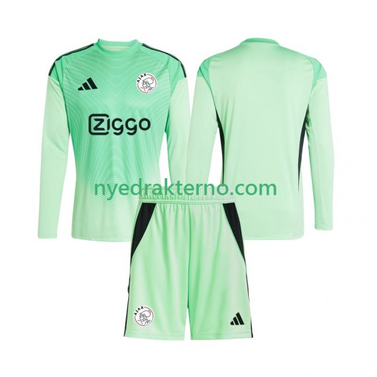 AFC Ajax Fotballdrakt Keeper Barn Hjemmedraktsett 2025-2026 Langermet