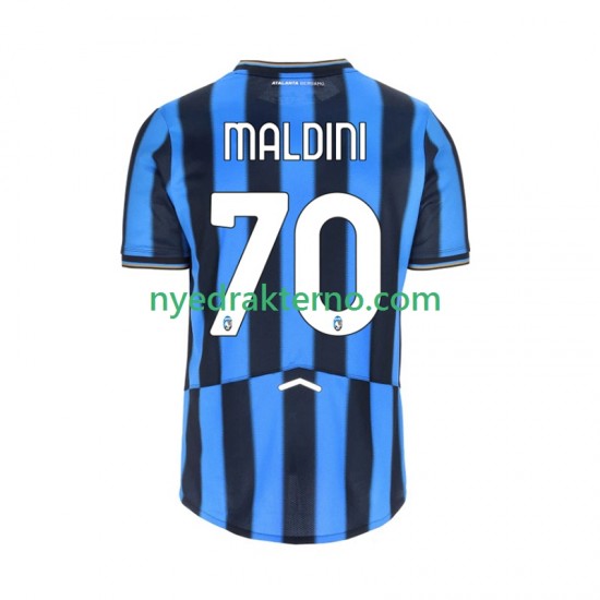Atalanta Fotballdrakt Daniel Maldini 70 Herre Hjemmedraktsett 2025-2026 Kortermet