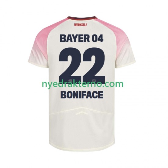 Bayer 04 Leverkusen Fotballdrakt Victor Boniface 22 Herre Bortedraktsett 2025-2026 Kortermet