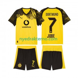 Borussia Dortmund Fotballdrakt Jobe Bellingham 7 Barn Hjemmedraktsett 2025-2026 Kortermet