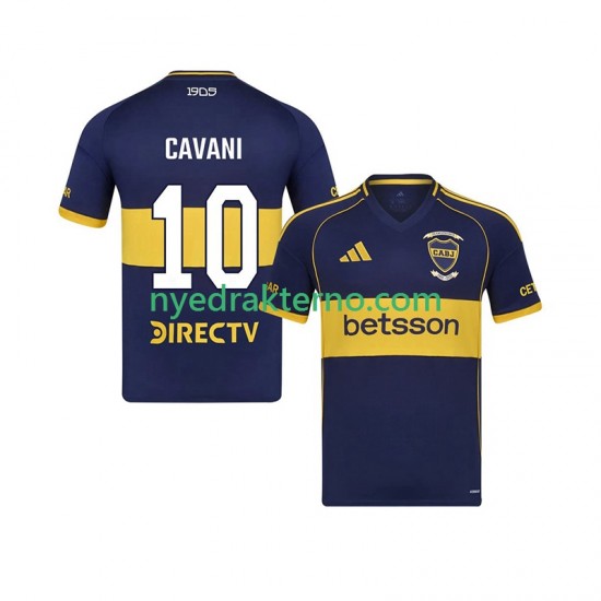 CA Boca Juniors Fotballdrakt Edinson Cavani 10 Herre Hjemmedraktsett 2025-2026 Kortermet