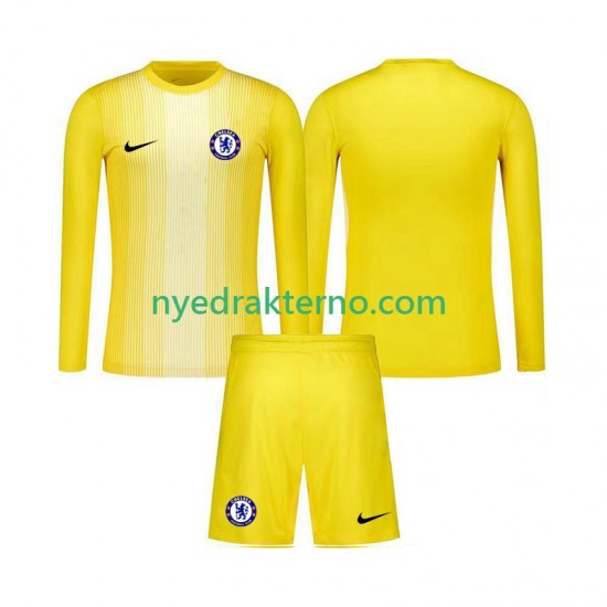 Chelsea Fotballdrakt Keeper Barn Tredjedraktsett 2025-2026 Langermet