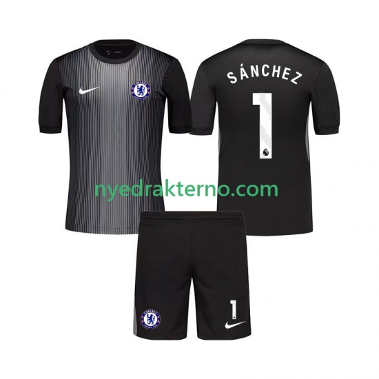 Chelsea Fotballdrakt Robert Sanchez 1 Keeper Barn Hjemmedraktsett 2025-2026 Kortermet