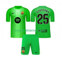 FC Barcelona Fotballdrakt Szczesny 25 Keeper Barn Hjemmedraktsett 2025-2026 Kortermet