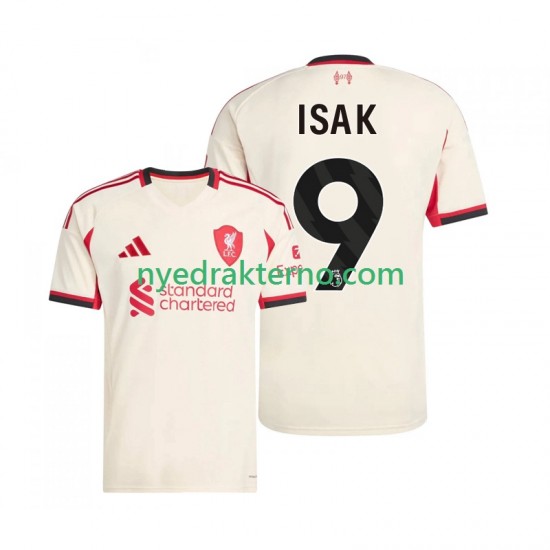 Liverpool Fotballdrakt ISAK 9 Herre Bortedraktsett 2025-2026 Kortermet
