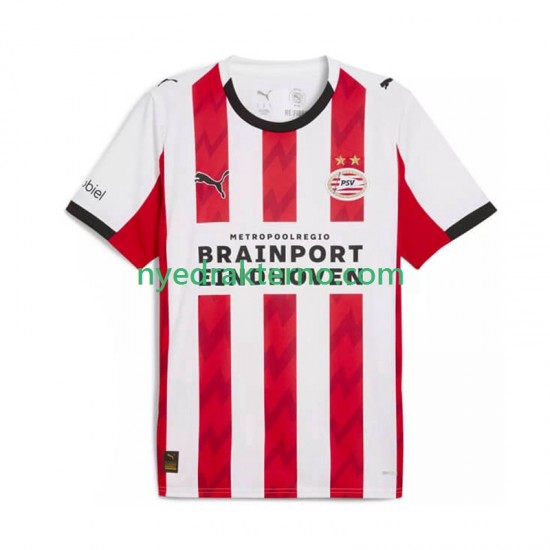PSV Eindhoven Fotballdrakt Herre Hjemmedraktsett 2025-2026 Kortermet