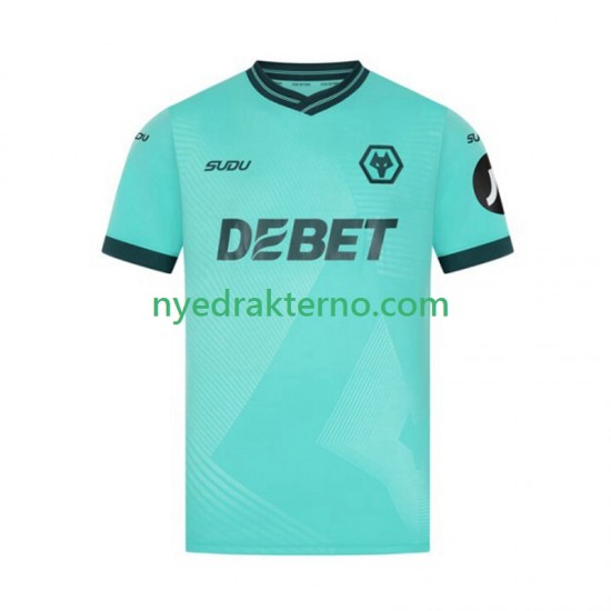 Wolverhampton Wanderers Fotballdrakt Herre Bortedraktsett 2025-2026 Kortermet
