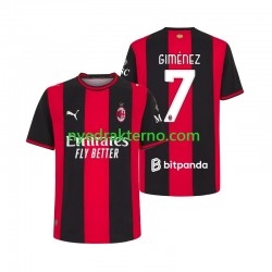 AC Milan Fotballdrakt Gimenez 7 Herre Hjemmedraktsett 2026-2027 Kortermet