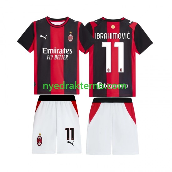 AC Milan Fotballdrakt Ibrahimović 11 Barn Hjemmedraktsett 2026-2027 Kortermet