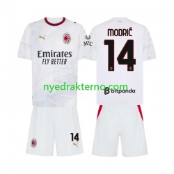 AC Milan Fotballdrakt Modrić Luka 14 Barn Bortedraktsett 2026-2027 Kortermet