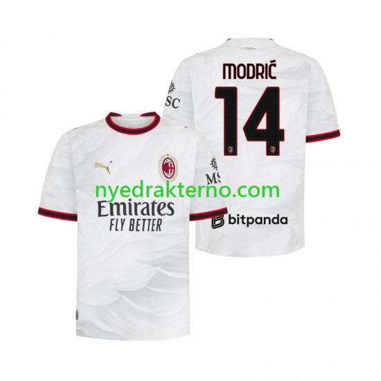 AC Milan Fotballdrakt Modrić Luka 14 Herre Bortedraktsett 2026-2027 Kortermet