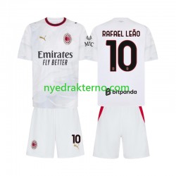 AC Milan Fotballdrakt Rafael Leao 10 Barn Bortedraktsett 2026-2027 Kortermet