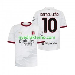 AC Milan Fotballdrakt Rafael Leao 10 Herre Bortedraktsett 2026-2027 Kortermet