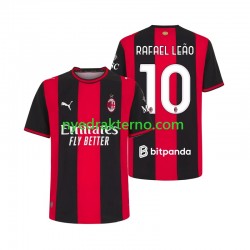 AC Milan Fotballdrakt Rafael Leao 10 Herre Hjemmedraktsett 2026-2027 Kortermet