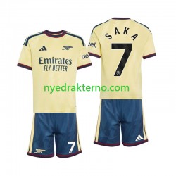 Arsenal Fotballdrakt Bukayo Saka 7 Barn Tredjedraktsett 2026-2027 Kortermet
