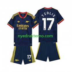 Arsenal Fotballdrakt Christos Tzolis 17 Barn Bortedraktsett 2026-2027 Kortermet