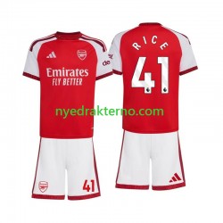 Arsenal Fotballdrakt Declan Rice 41 Barn Hjemmedraktsett 2026-2027 Kortermet