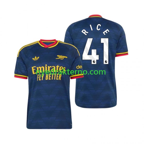 Arsenal Fotballdrakt Declan Rice 41 Herre Bortedraktsett 2026-2027 Kortermet