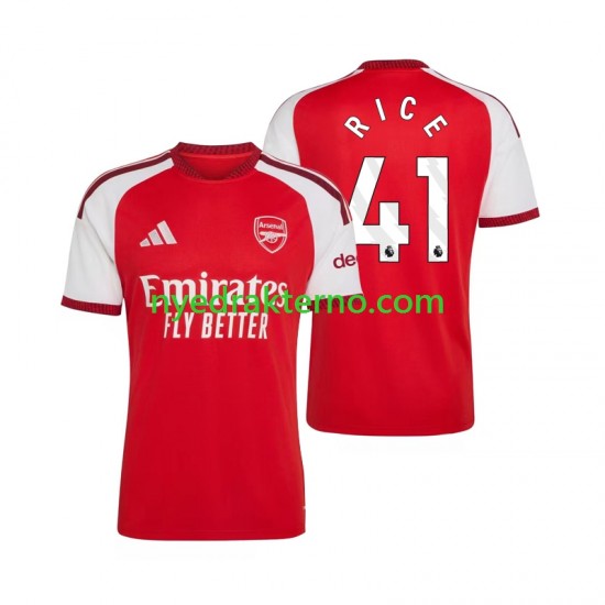 Arsenal Fotballdrakt Declan Rice 41 Herre Hjemmedraktsett 2026-2027 Kortermet