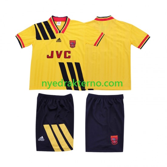 Arsenal Fotballdrakt 1993 Retro Barn Bortedraktsett 1994 Kortermet