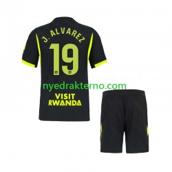 Atlético Madrid Fotballdrakt Julian Alvarez 19 Barn Bortedraktsett 2026-2027 Kortermet