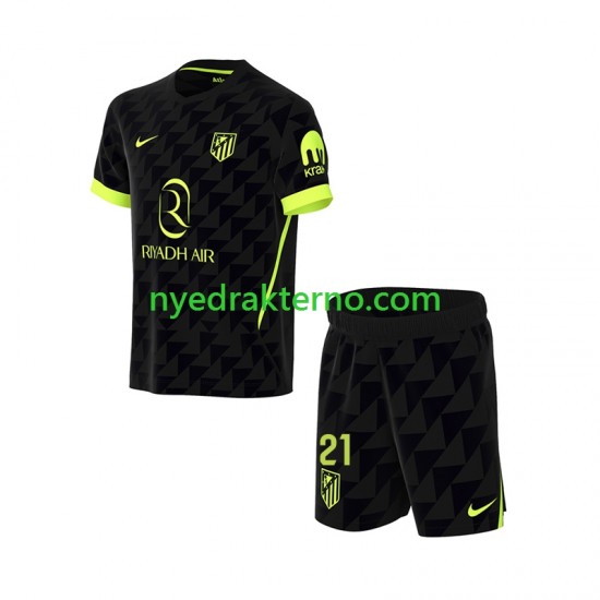 Atlético Madrid Fotballdrakt Obed Vargas 21 Barn Bortedraktsett 2026-2027 Kortermet
