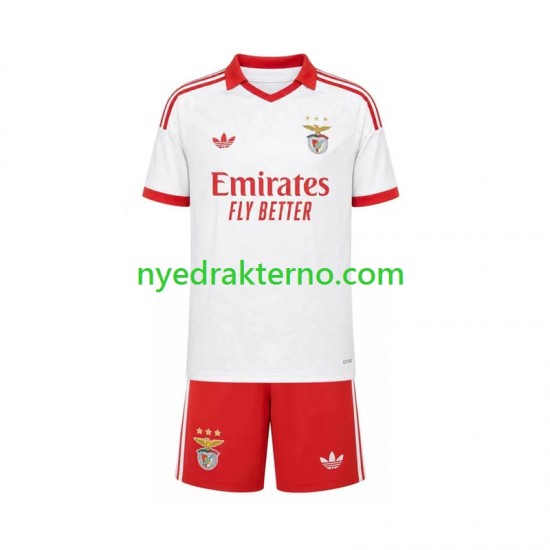 Benfica Fotballdrakt Barn Bortedraktsett 2026-2027 Kortermet