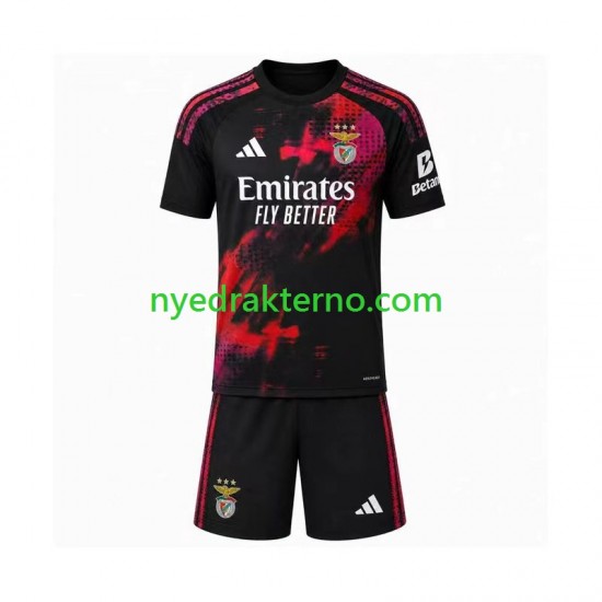 Benfica Fotballdrakt Barn Tredjedraktsett 2026-2027 Kortermet