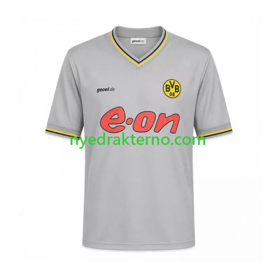 Borussia Dortmund Fotballdrakt 2002 Retro Herre Bortedraktsett Kortermet