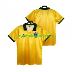 Brasil Fotballdrakt 1988 Retro Herre Hjemmedraktsett Kortermet