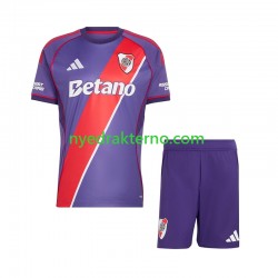 CA River Plate Fotballdrakt Barn Tredjedraktsett 2026-2027 Kortermet