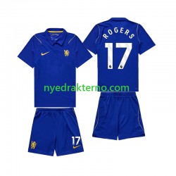 Fotballdrakt Chlesea Morgan Rogers 17 Barn Hjemmedraktsett 2026-2027 Kortermet