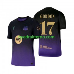 FC Barcelona Fotballdrakt Anthony Gordon 17 Herre Bortedraktsett 2026-2027 Kortermet