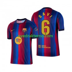 FC Barcelona Fotballdrakt Gavi 6 Herre Hjemmedraktsett 2026-2027 Kortermet
