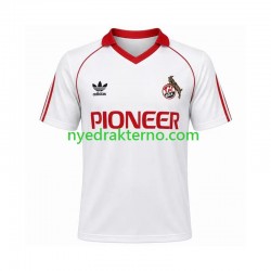 FC Köln Fotballdrakt 1980 1981 Retro Herre Hjemmedraktsett Kortermet