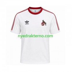 FC Köln Fotballdrakt 1986 1987 Retro Herre Hjemmedraktsett Kortermet