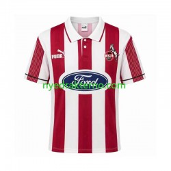 FC Köln Fotballdrakt 1995 1996 Retro Herre Hjemmedraktsett Kortermet