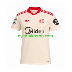 Sevilla FC Fotballdrakt Retro Herre Hjemmedraktsett 2025-2026 Kortermet