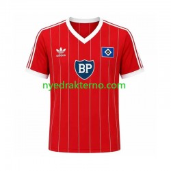 Hamburger SV Fotballdrakt 1984 Retro Herre Bortedraktsett Kortermet