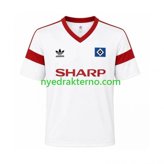 Hamburger SV Fotballdrakt 1988 Retro Herre Hjemmedraktsett Kortermet