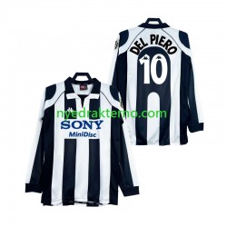 Juventus Fotballdrakt DEL PIERO 10 1997 1998 Retro Herre Hjemmedraktsett Langermet