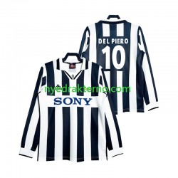 Juventus Fotballdrakt DEL PIERO 10 1997 Retro Herre Hjemmedraktsett Langermet