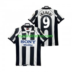 Juventus Fotballdrakt INZAGHI 9 1997 1998 Retro Herre Hjemmedraktsett Kortermet
