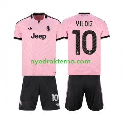 Juventus Fotballdrakt Kenan Yildiz 10 Barn Bortedraktsett 2026-2027 Kortermet