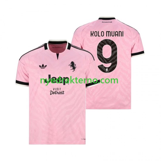 Juventus Fotballdrakt Randal Kolo Muani 9 Herre Bortedraktsett 2026-2027 Kortermet