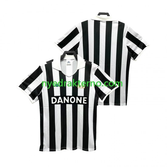 Juventus Fotballdrakt 1992 Retro Herre Hjemmedraktsett 1994 Kortermet