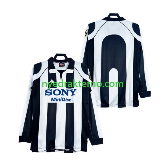 Juventus Fotballdrakt 1997 1998 Retro Herre Hjemmedraktsett Langermet