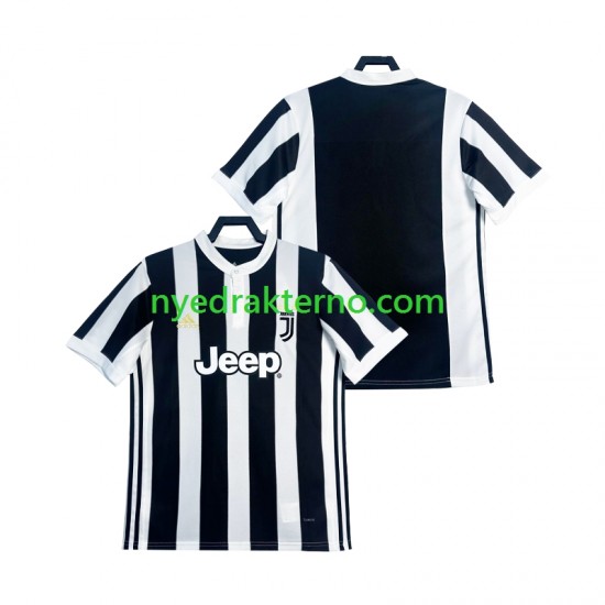 Juventus Fotballdrakt 2017 2018 Retro Herre Hjemmedraktsett Kortermet